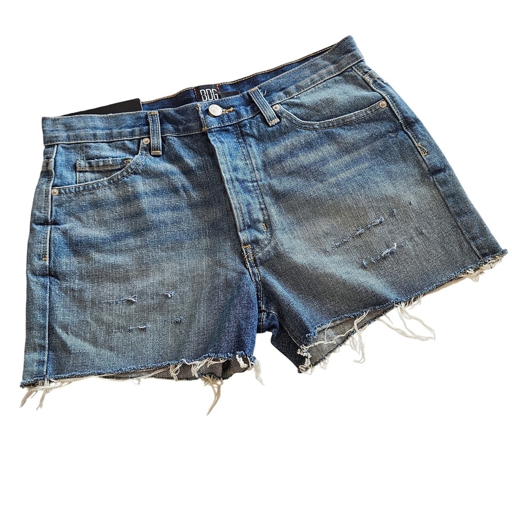 BDG Urban Outfitters Boyfriend Low Rise Shorts Denim‎ Distressed Women's 27